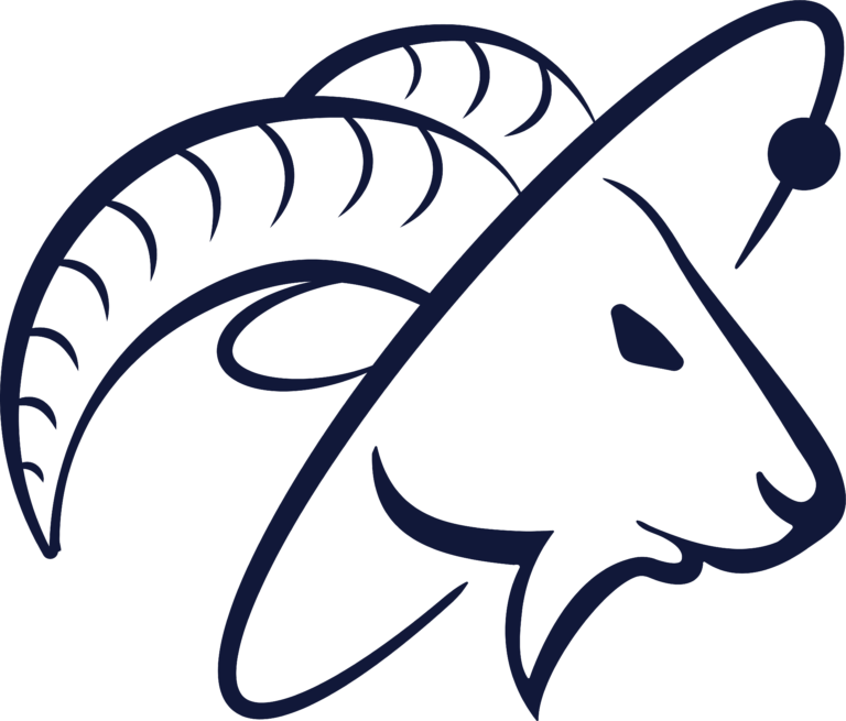 SPACEGOATS Logo - dark blue