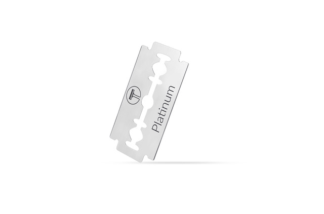 Double Edge Razor Blade No Text(Platinum)